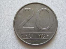 - року - года ^/--/^ Польша 20 злотых 1986 года #10416 ^_^^^ Польща 20 злотих 1986 #10416 - фото фото фото