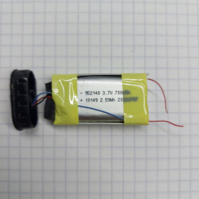 Зовнішні акумулятори (Power Bank) Внешние аккумуляторы (Power Bank) ^/--/^ Рабочий аккумулятор 952140 3,7 v 700 mAh с одноразки. Б/у. ^_^^^ Робочий акумулятор 952140 3,7 v 700 mAh з одноразки. Б/у. - фото фото фото