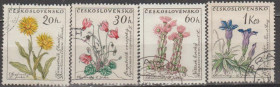 Чехословаччина Чехословакия ^/--/^ Чехословакия Чехословаччина 1960 флора цветы ^_^^^ Чехословаччина 1960 флора квіти - фото фото фото