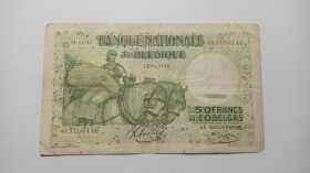 Інше Другое ^/--/^ Бельгія. 50 франків. 1942. ^_^^^ Бельгия. 50 франков. 1942. - фото фото фото