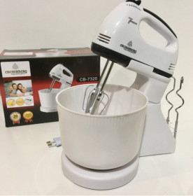 Міксери Миксеры ^/--/^ Ручний міксер із чашею 2 л Crownberg CB-7320 300 Ватт ^_^^^ Ручной миксер с чашей 2 л Crownberg CB-7320 300 Ватт - фото фото фото
