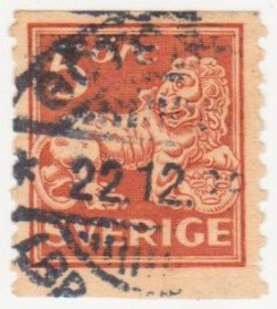 Інші країни Другие страны ^/--/^ Швеция 1921  г. № 141 гашеная ^_^^^ Швеція 1921 р. No 141 гашена - фото фото фото