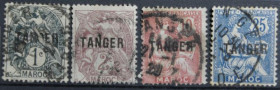 Інше Другое ^/--/^ Французские колонии Марокко Надпечатка &amp;quot;Танжер&amp;quot; 1918-1924 ^_^^^ Французькі колонії Марокко Наддрук &amp;quot; Танжер &amp;quot; 1918-1924 - фото фото фото
