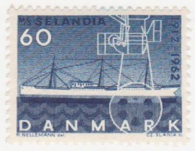 Балтійські країни Балтийские страны ^/--/^ Дания   1962 г. №  410 А ** ^_^^^ Данія 1962 No 410 А ** - фото фото фото
