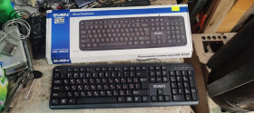 Клавіатури Клавиатуры ^/--/^ Брендовая клавиатура Sven KB-S /--/ 230 USB № 24160108 ^_^^^ Брендова клавіатура Sven KB-S /--/ 230 USB No 24160108 - фото фото фото