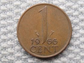 Нідерланди Нидерланды ^/--/^ Нидерланды. 1 цент 1966 года #2010 ^_^^^ Нідерланди. 1 цент 1966 року #2010 - фото фото фото