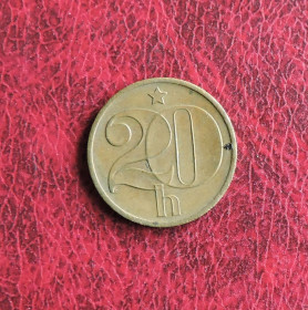 Чехословаччина Чехословакия ^/--/^ Чехословакия Чехословаччина 20 геллер 1977 ^_^^^ Чехословаччина 20 геллер 1977 - фото фото фото