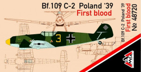 : : ^/--/^ AMG 48720 Messerschmitt Bf.109 /--/ C-2 (&amp;quot;First Blood&amp;quot;,Polska 1.IX.1939), 1/48 - фото фото фото