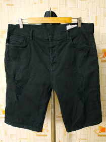 Шорти Шорты ^/--/^ Шорти чорні рвані стрейчеві DENIM Co р-р 36 (євро 46) ^_^^^ Шорты черные рваные стрейчевые DENIM Co р-р 36 (евро 46) - фото фото фото