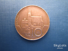 Чехія Чехия ^/--/^ Монета 10 крон Чехия 1994 Брно ^_^^^ Монета 10 крон Чехія 1994 Брно - фото фото фото