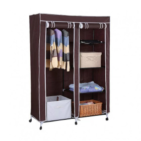 Передпокої Прихожие ^/--/^ Шафа складана тканинна GD-0712  (120 х 30 х 175 см) ^_^^^ Шафа складана тканевая GD-0712 (120 х 30 х 175 см) - фото фото фото