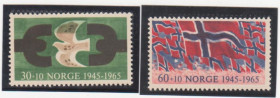 Скандинавія Скандинавия ^/--/^ Норвегия 1965 г.№ 544‑545 ** серия ^_^^^ Норвегія 1965 р. No 544-545 ** серія - фото фото фото