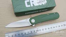 Ножі, мультітули Ножи, мультитулы ^/--/^ CRKT 6535, G /--/ 10 Green, 8 /--/ Cr /--/ 13 /--/ MoV Satin, Replica, Assisted, Tactical, Flipper, EDC, Outdoor, Liner Lock - фото фото фото