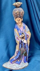 Статуетки, Скульптури, Фігурки, Фарфор Статуэтки, Скульптуры, Фигурки, Фарфор ^/--/^ Китайська придворна пані. початок ХХ століття, приблизно 1910 - 1930 рр. ^_^^^ Китайская придворная госпожа. начало ХХ века, примерно 1910 - 1930 гг. - фото фото фото