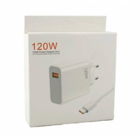 Зарядні пристрої Зарядные устройства ^/--/^ Зарядное устройство Adapter 9172 Usb с кабелем Type-c 120 /--/ w ^_^^^ Зарядний пристрій Adapter 9172 Usb з кабелем Type-c 120 /--/ w - фото фото фото