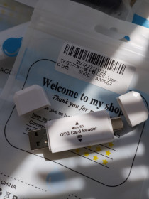 Інше Другое ^/--/^ 4 в 1 USB карт рідер type c нові  оптом -10 штук у лоті ^_^^^ 4 в 1 USB карт ридер type c новые из Польши - фото фото фото