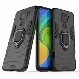 Чохли, бампера Чехлы, бампера ^/--/^ Чохол Fiji Ring для Xiaomi Redmi Note 9 броньований бампер з кільцем чорний ^_^^^ Чехол Fiji Ring для Xiaomi Redmi Note 9 бронирован бампер с кольцом черный - фото фото фото