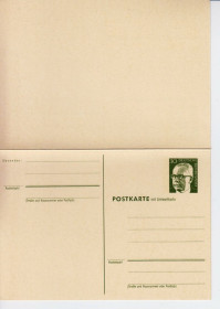 Європа Европа ^/--/^ Германия .  1972 г     ( 30 пф ) - ПК с ответной карточкой + ПК чистая -  3 скана ^_^^^ 1972 (30 пф) - ПК з карткою + ПК чиста - 3 скана - фото фото фото