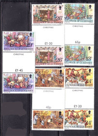Фауна Фауна ^/--/^ Фауна  Гернси 1982 г MNH - г/пары ^_^^^ NM Фауна Гернсі 1982 р MNH - г/пари - фото фото фото