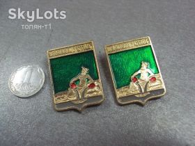 Геральдика Геральдика ^/--/^ знак герб великий устюг лот 3 шт №14542 ^_^^^ герб великий устюг лот 3 шт No 14542 - фото фото фото