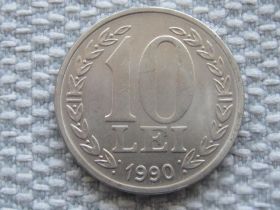 Румунія Румыния ^/--/^ Румыния 10 лей 1990 года #5457 ^_^^^ Румунія 10 лей 1990 року #5457 - фото фото фото