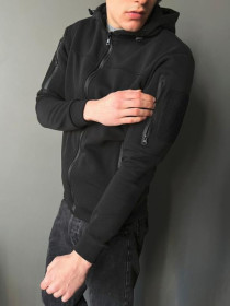 Кофти Кофты ^/--/^ Тепла кофта з липучками під шорти на рукавах  р. XL Н /--/ 5068 олімпійка з кишенями ^_^^^ Теплая кофта с липучками под шорты на рукавах н /--/ 5068 олимпийка с карманами - фото фото фото