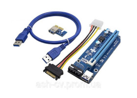 Інше Другое ^/--/^ Адаптер-Райзер RISER Dynamode Pci-E X /--/ 1 To 16 /--/ X, USB 3.0 Cable Sata To 4 /--/ Pin Ide Molex або Sata Power ( ^_^^^ Адаптер-Райзер RISER Dynamode Pci-E X /--/ 1 To 16 /--/ X, USB 3. Cable Sata To 4 /--/ Pin Ide Molex или Sata Power - фото фото фото
