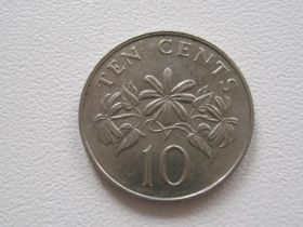 Сінгапур Сингапур ^/--/^ Сингапур 10 центов 1986 года #16202 ^_^^^ Сінгапур 10 центів 1986 року #16202 - фото фото фото
