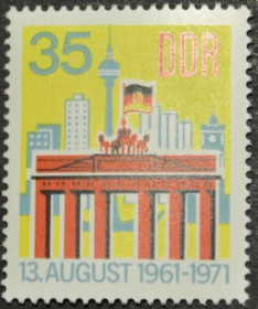 Інше Другое ^/--/^ ГДР Архитектура Бранденбургские ворота 1971 ^_^^^ Архітектура Бранденбурзькі ворота 1971 - фото фото фото