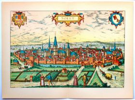 Картини, Гравюри, Живопис та Графіка Картины, Гравюры, Живопись и Графика ^/--/^ План карта міста Зост 1570 р. копія 1938 р. Лейпциг Fv /--/ 8.9 ^_^^^ План карта города Зост 1570 копия 1938 г. Лейпциг Fv /--/ 8. 9 9 - фото фото фото