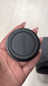 Кришки Крышки ^/--/^ 240 Оригінальний чохол Canon Lens Pouch LP /--/ 1219 + захисна кришка Canon 52 /--/ mm - фото фото фото