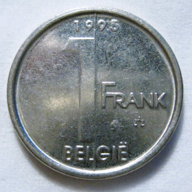 Бельгія Бельгия ^/--/^ Бельгія 1 франк 1995 року BELGIË #6 /--/ П /--/ 1675 ^_^^^ Бельгия 1 франк 1995 года BELGIË #6 /--/ П /--/ 1675 - фото фото фото