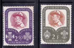Малі Держави Європи Малые Государства Европы ^/--/^ Люхембург 1957 г MNH - скауты ^_^^^ Люхембург 1957 MNH - скаути - фото фото фото