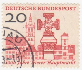 НДР, ФРН ГДР, ФРГ ^/--/^ ФРГ 1958 г. № 180 гашеная ^_^^^ ФРН 1958 р. No 180 гашена - фото фото фото