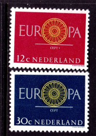 Інші країни Другие страны ^/--/^ Нидерланды  1960 г MNH -  EUROPA CEPT - ^_^^^ Нідерланди 1960 MNH - EUROPA CEPT - фото фото фото