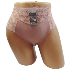 Труси Трусы ^/--/^ Трусики хлопковые с кружевом Biweier 9738 5 /--/ XL пудра ^_^^^ Трусики бавовняні з мережевим Biweier 9738 5 /--/ XL пудра - фото фото фото