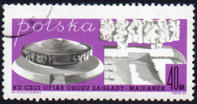 Польща Польша ^/--/^ Польща 1969 - Відкриття пам&amp;apos;ятника в Майданеку  (Г) ^_^^^ Польша 1969 - Открытие памятника в Майданеке (Г) - фото фото фото