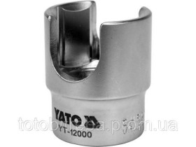 Викрутки Отвертки ^/--/^ Головка торцева до паливного фільтра YATO : квадрат- 1/2&amp;quot;, М /--/ 27 мм, Cr-V YT-12000 ^_^^^ Головка торцевая к топливному фильтру YATO: квадрат- 1/2&amp;quot;, М /--/ 27 мм, Cr-V YT-12000 - фото фото фото