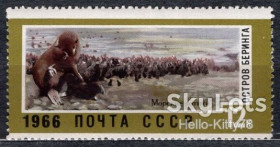 СРСР - СССР - ^/--/^ СССР 1966 Дальний Восток фауна СК 3358 MNH ^_^^^ СРСР 1966 Далекий Схід фауна СК 3358 MNH - фото фото фото