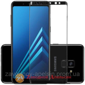 Плівки для екранів Пленки для экранов ^/--/^ Защитное стекло Samsung A /--/ 8 plus A /--/ 730 Glass full черн ^_^^^ Samsung A /--/ 8 plus A /--/ 730 Glass full чорн - фото фото фото