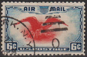 Північна Америка Северная Америка ^/--/^ 1938 - США - Авіапошта Mi.442 _гаш ^_^^^ 1938 - США - Авиапочта Mi.442 _гаш - фото фото фото