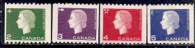 Північна Америка Северная Америка ^/--/^ Канада 1962 Sc.406-409 ** ПОЛНАЯ серия ^_^^^ Канада 1962 Sc.406-409 ** Повна серія - фото фото фото