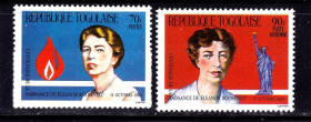 Історія та особистості История и личности ^/--/^ Личности . Того 1984  г MNH - Элеонора Рузвельт ^_^^^ Того 1984 MNH - Елеонора Рузвельт - фото фото фото