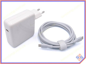 Адаптери живлення Адаптеры питания ^/--/^ Блок питания для APPLE 61 /--/ W A /--/ 1718 (MNF /--/ 72 /--/ LL/A) + Type-C (USB-C) кабель. ^_^^^ APPLE 61 /--/ W A /--/ 1718 (MNF /--/ 72 /--/ LL/A) + Type-C (USB-C) кабель. - фото фото фото