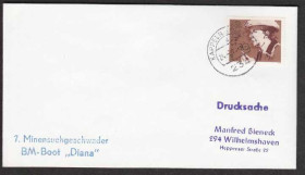 Європа Европа ^/--/^ Германия 1978 ГАШЕНИЕ СУДНА DIANA КОРАБЕЛЬНАЯ ПОЧТА ДОКУМЕНТ ЦЕЛЬНАЯ ВЕЩЬ Один конверт ^_^^^ Німеччина 1978 ГАШЕННЯ СУДНА DIANA КОРАБЕЛЬНА ПОШТА ДОКУМЕНТ ЦІЛЬНА ВЕЩЬ Один конверт - фото фото фото