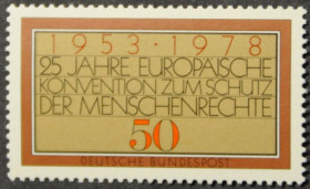 Інше Другое ^/--/^ ФРГ 25 лет Декларации прав человека 1978 ^_^^^ ФРН 25 років Декларації прав людини 1978 - фото фото фото