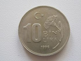 Туреччина Турция ^/--/^ Турция 10000 лир 1996 года #15495 ^_^^^ Туреччина 10000 лір 1996 року #15495 - фото фото фото