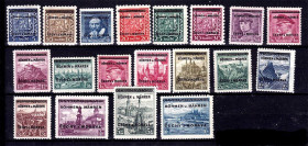 Чехословаччина Чехословакия ^/--/^ Богемия и Моравия  1939  г MH - 2 /--/ а скана - надпечатка ^_^^^ Богемія і Моравія 1939 р MH - 2 /--/ а скана - надпечатка - фото фото фото