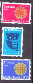 Греція Греция ^/--/^ Греция 1970 г  MNH  - ЕВРОПА  СЕПТ /  EUROPA  CEPT - ^_^^^ Греція 1970 MNH - ЄВРОПА СЕПТ / EUROPA CEPT - фото фото фото