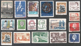 Північна Америка Северная Америка ^/--/^ Канада. Подборка марок ^_^^^ Канада. Підбірка марок - фото фото фото